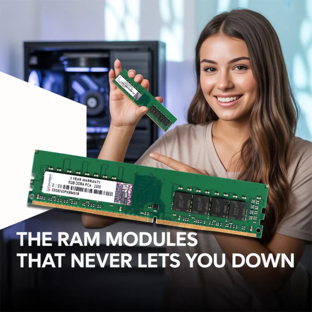 Consistent Desktop Ram 8GB DDR4 3200MHz view 4